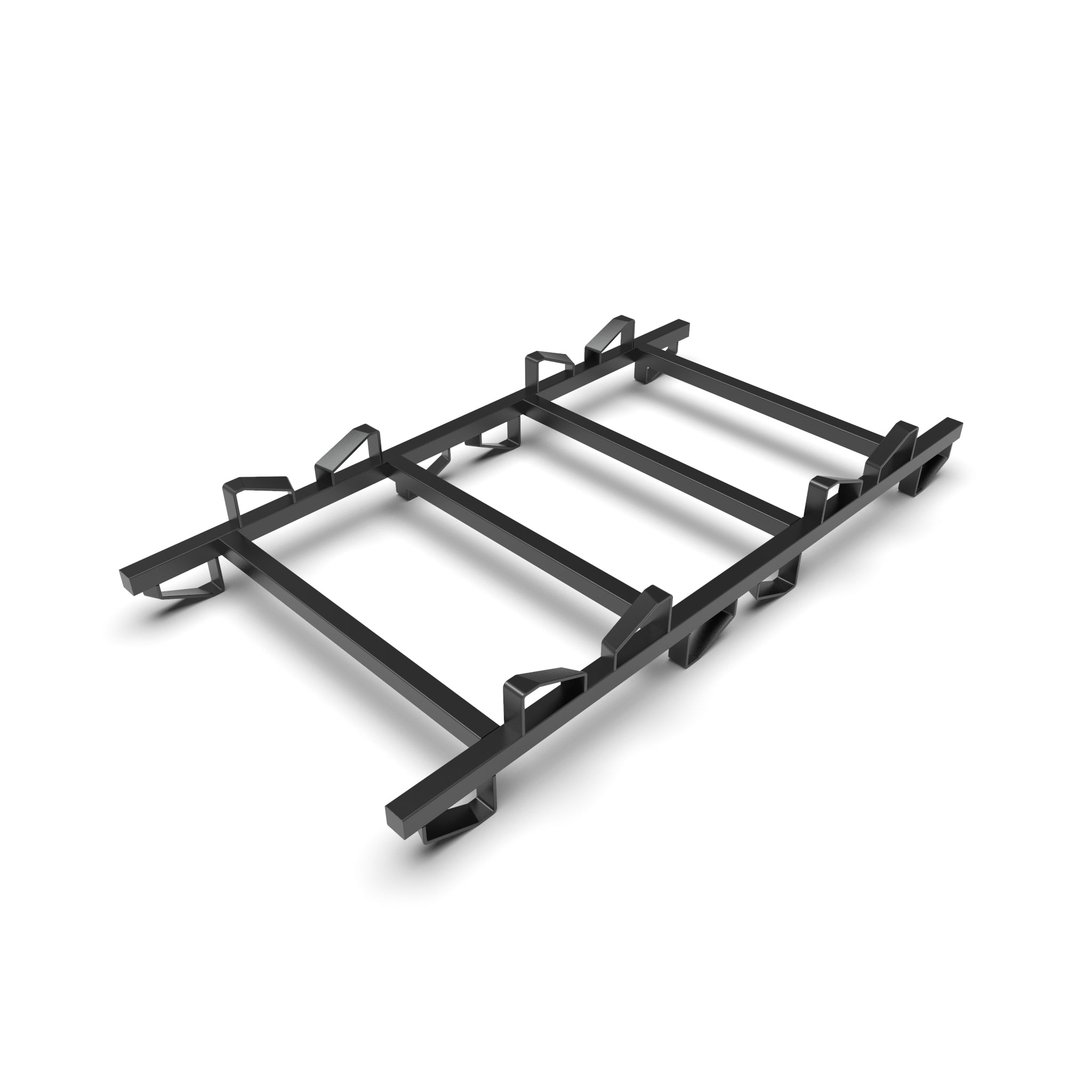 2-Barrel Pyramid™ Rack 225-228L, Black Powder Coated Mild Steel ...