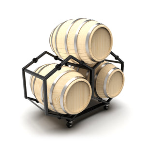 
            
                Load image into Gallery viewer, BarrelHive® 3-Barrel Rotating Rack
            
        