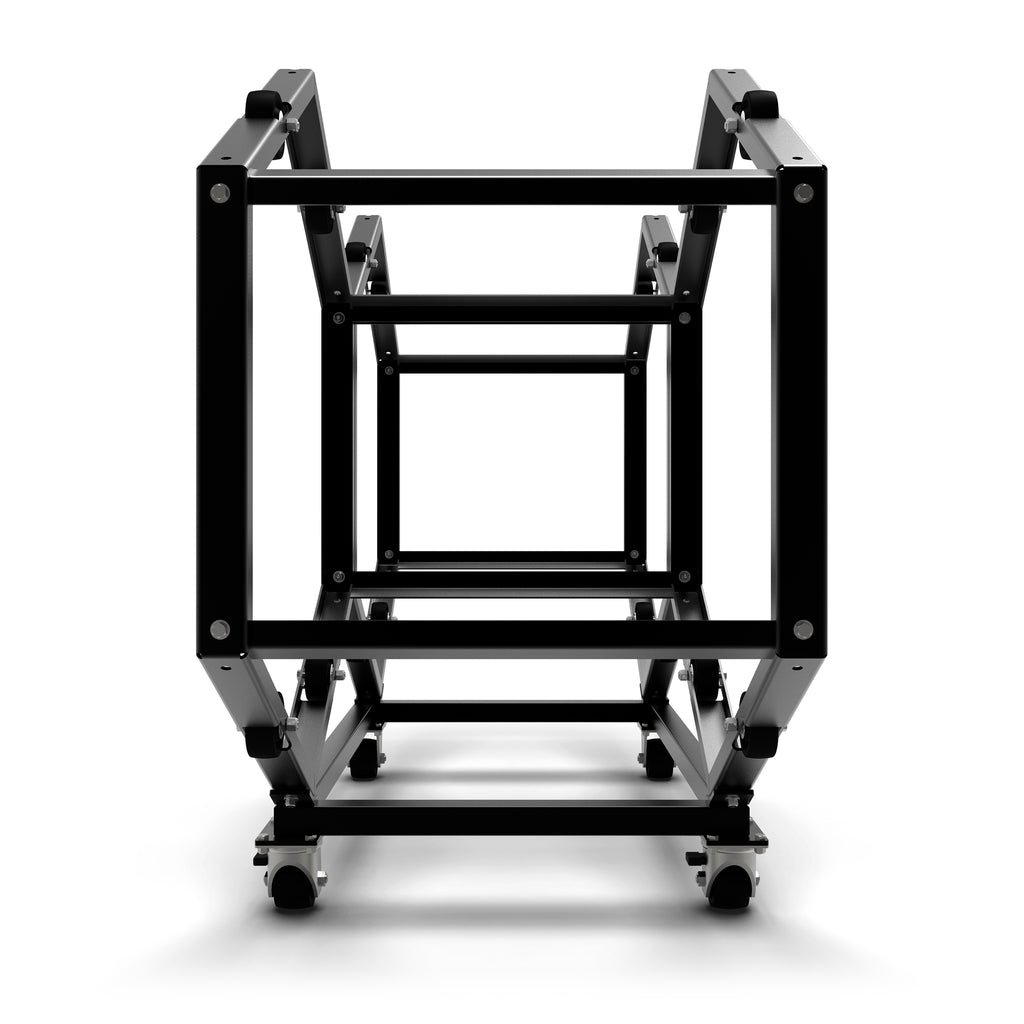 BarrelHive® Rotating Rack, Black Powder Coated, 3-Barrel (60 Gal)