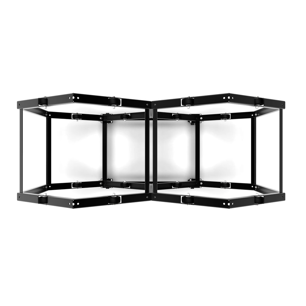 BarrelHive® Rotating Rack, Black Powder Coated, 3-Barrel (60 Gal)