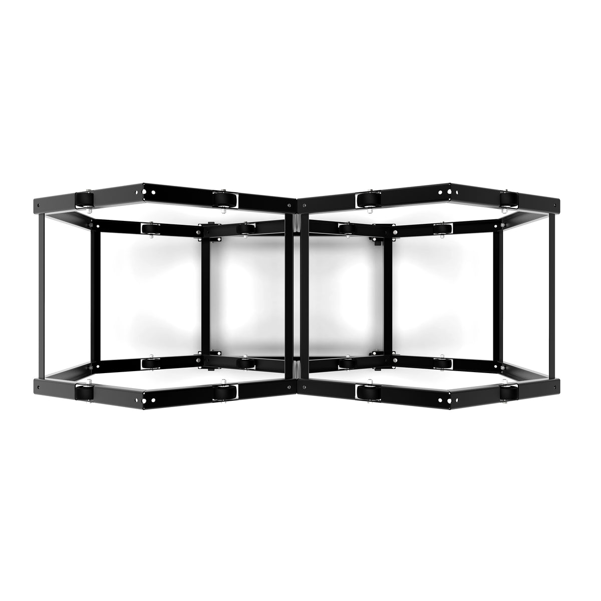 BarrelHive® Rotating Rack, Black Powder Coated, 3-Barrel (60 Gal)