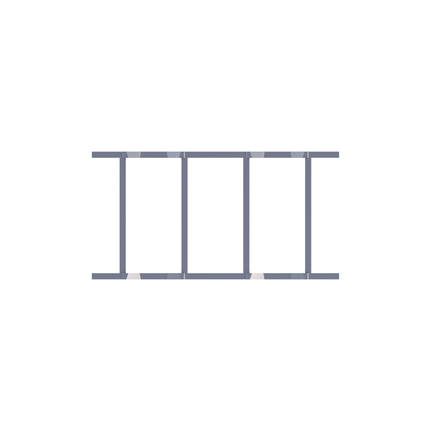 Pyramid™ 60-Gallon 2-Barrel Rack, Stainless Steel