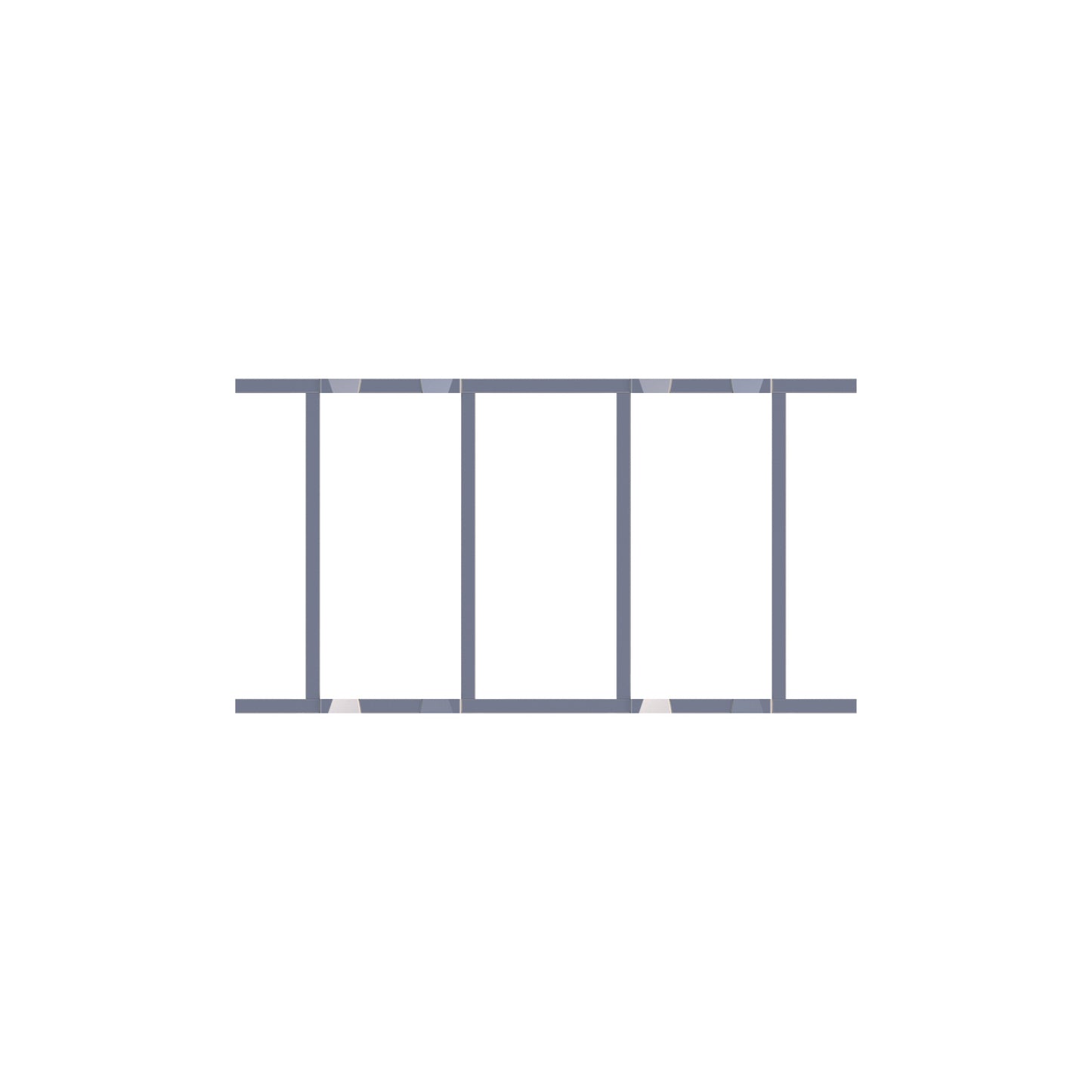 Pyramid™ Hogshead 2-Barrel Rack, Stainless Steel